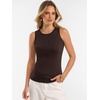 image:imageANRABESS Tank Tops for Women 2026 Summer Sleeveless Sweater  Slim Fit Soft Knit TankSoft Wool BlendBusiness Casual OutfitsDressy Work ShirtsFall Fashion ClothingTravel amp Daily WearChocolate Brown