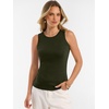 image:imageANRABESS Tank Tops for Women 2026 Summer Sleeveless Sweater  Slim Fit Soft Knit TankSoft Wool BlendBusiness Casual OutfitsDressy Work ShirtsFall Fashion ClothingTravel amp Daily WearArmy Green