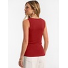 image:imageANRABESS Tank Tops for Women 2026 Summer Sleeveless Sweater  Slim Fit Soft Knit TankSoft Wool BlendBusiness Casual OutfitsDressy Work ShirtsFall Fashion ClothingTravel amp Daily WearRed