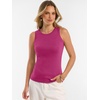 image:imageANRABESS Tank Tops for Women 2026 Summer Sleeveless Sweater  Slim Fit Soft Knit TankSoft Wool BlendBusiness Casual OutfitsDressy Work ShirtsFall Fashion ClothingTravel amp Daily WearHot Pink