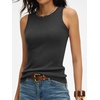 image:imageANRABESS Tank Tops for Women 2026 Summer Sleeveless Sweater  Slim Fit Soft Knit TankSoft Wool BlendBusiness Casual OutfitsDressy Work ShirtsFall Fashion ClothingTravel amp Daily WearDeep Grey