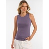 image:imageANRABESS Tank Tops for Women 2026 Summer Sleeveless Sweater  Slim Fit Soft Knit TankSoft Wool BlendBusiness Casual OutfitsDressy Work ShirtsFall Fashion ClothingTravel amp Daily WearGrey Purple