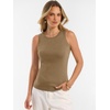 image:imageANRABESS Tank Tops for Women 2026 Summer Sleeveless Sweater  Slim Fit Soft Knit TankSoft Wool BlendBusiness Casual OutfitsDressy Work ShirtsFall Fashion ClothingTravel amp Daily WearCamel