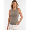 image:imageANRABESS Tank Tops for Women 2026 Summer Sleeveless Sweater  Slim Fit Soft Knit TankSoft Wool BlendBusiness Casual OutfitsDressy Work ShirtsFall Fashion ClothingTravel amp Daily WearLight Camel