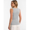 image:imageANRABESS Tank Tops for Women 2026 Summer Sleeveless Sweater  Slim Fit Soft Knit TankSoft Wool BlendBusiness Casual OutfitsDressy Work ShirtsFall Fashion ClothingTravel amp Daily WearGrey