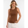 image:imageANRABESS Tank Tops for Women 2026 Summer Sleeveless Sweater  Slim Fit Soft Knit TankSoft Wool BlendBusiness Casual OutfitsDressy Work ShirtsFall Fashion ClothingTravel amp Daily WearDark Caramel