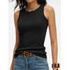 image:imageANRABESS Tank Tops for Women 2026 Summer Sleeveless Sweater  Slim Fit Soft Knit TankSoft Wool BlendBusiness Casual OutfitsDressy Work ShirtsFall Fashion ClothingTravel amp Daily WearBlack
