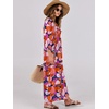 image:imageANRABESS Womens Boho Floral 34 Puff Sleeve Maxi Dress  Tiered Flowy Loose Fit Comfy Soft Rayon Fabric Wedding Guest Church Beach Modest Elegant Spring Summer Fall OutfitsPrint Floral Butterfly