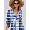 image:imageANRABESS Womens Boho Floral 34 Puff Sleeve Maxi Dress  Tiered Flowy Loose Fit Comfy Soft Rayon Fabric Wedding Guest Church Beach Modest Elegant Spring Summer Fall OutfitsBlue