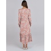image:imageANRABESS Womens Long Sleeve Fall Flowy Maxi Dresses  Crewneck Soft Tiered Midi Dress Loose Fit ALine Hem with Pockets Casual Travel amp Work Outfit Spring Fall ClothingFloral Pink