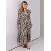 image:imageANRABESS Womens Long Sleeve Fall Flowy Maxi Dresses  Crewneck Soft Tiered Midi Dress Loose Fit ALine Hem with Pockets Casual Travel amp Work Outfit Spring Fall ClothingFloral Navy Blue Pink