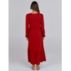 image:imageANRABESS Womens Long Sleeve Fall Flowy Maxi Dresses  Crewneck Soft Tiered Midi Dress Loose Fit ALine Hem with Pockets Casual Travel amp Work Outfit Spring Fall ClothingRed