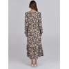 image:imageANRABESS Womens Long Sleeve Fall Flowy Maxi Dresses  Crewneck Soft Tiered Midi Dress Loose Fit ALine Hem with Pockets Casual Travel amp Work Outfit Spring Fall ClothingFloral Navy Blue Pink