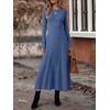 image:imageANRABESS Womens Long Sleeve Ribbed Knit Fall Casual Maxi Dress  Crewneck Swing Flowy A Line Bodycon Sweater DressesSoft Comfy Slim Fitted StretchyEveryday Date Nights WearWinter OutfitsNavy Blue