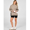 image:imageANRABESS Womens Oversized Hoodies Slit Side Sweatshirts  Long Sleeve Fleece PulloverComfy Hooded TunicFall Fashion OutfitsCasual for Workout Travel amp Everyday WearKhaki