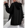 image:imageANRABESS Womens Oversized Hoodies Slit Side Sweatshirts  Long Sleeve Fleece PulloverComfy Hooded TunicFall Fashion OutfitsCasual for Workout Travel amp Everyday WearBlack