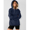 image:imageANRABESS Womens Oversized Hoodies Slit Side Sweatshirts  Long Sleeve Fleece PulloverComfy Hooded TunicFall Fashion OutfitsCasual for Workout Travel amp Everyday WearNavy Blue