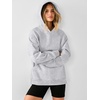 image:imageANRABESS Womens Oversized Hoodies Slit Side Sweatshirts  Long Sleeve Fleece PulloverComfy Hooded TunicFall Fashion OutfitsCasual for Workout Travel amp Everyday WearGrey