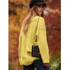 image:imageANRABESS Womens Oversized Scoop V Neck Batwing Sleeve Sweater  Off Shoulder Long Sleeve Pullover SweaterLoose Slouchy FitChunky Knit Soft Warm Fall OutfitsWinter ClothingYellow