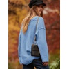 image:imageANRABESS Womens Oversized Scoop V Neck Batwing Sleeve Sweater  Off Shoulder Long Sleeve Pullover SweaterLoose Slouchy FitChunky Knit Soft Warm Fall OutfitsWinter ClothingBlue