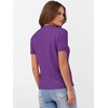 image:imageANRABESS Womens Short Sleeve Sweaters Wool Blend  Business Casual Work Tops Crew Neck Comfy Lightweight Knit Pullover Classic Sweater Shirts Spring Summer Fall OutfitsDeep Purple