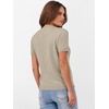 image:imageANRABESS Womens Short Sleeve Sweaters Wool Blend  Business Casual Work Tops Crew Neck Comfy Lightweight Knit Pullover Classic Sweater Shirts Spring Summer Fall OutfitsAlmond