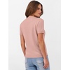 image:imageANRABESS Womens Short Sleeve Sweaters Wool Blend  Business Casual Work Tops Crew Neck Comfy Lightweight Knit Pullover Classic Sweater Shirts Spring Summer Fall OutfitsFlesh Pink