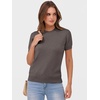 image:imageANRABESS Womens Short Sleeve Sweaters Wool Blend  Business Casual Work Tops Crew Neck Comfy Lightweight Knit Pullover Classic Sweater Shirts Spring Summer Fall OutfitsCoffee