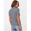 image:imageANRABESS Womens Short Sleeve Sweaters Wool Blend  Business Casual Work Tops Crew Neck Comfy Lightweight Knit Pullover Classic Sweater Shirts Spring Summer Fall OutfitsDeep Grey