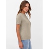image:imageANRABESS Womens Short Sleeve Sweaters Wool Blend  Business Casual Work Tops Crew Neck Comfy Lightweight Knit Pullover Classic Sweater Shirts Spring Summer Fall OutfitsAlmond