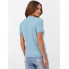 image:imageANRABESS Womens Short Sleeve Sweaters Wool Blend  Business Casual Work Tops Crew Neck Comfy Lightweight Knit Pullover Classic Sweater Shirts Spring Summer Fall OutfitsLight Blue
