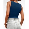 image:imageANRABESS Womens Summer V Neck Tank Tops Sleeveless SweatersDark TealXL  Scalloped Knit Shirts Soft Wool Blend Slim Fit Cute Casual Going Out Outfits Work Beach Resort Wear Fall Layer Clothing