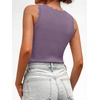 image:imageANRABESS Womens Summer V Neck Tank Tops Sleeveless SweatersGrey PurpleXL  Scalloped Knit Shirts Soft Wool Blend Slim Fit Cute Casual Going Out Outfits Work Beach Resort Wear Fall Layer Clothing