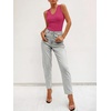 image:imageANRABESS Womens Summer V Neck Tank Tops Sleeveless SweatersHot PinkXL  Scalloped Knit Shirts Soft Wool Blend Slim Fit Cute Casual Going Out Outfits Work Beach Resort Wear Fall Layer Clothing