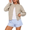 image:imageANRABESS Lightweight Oversized Cardigan Sweaters for Women  Soft Breathable Knit Subtle Cropped Long Sleeve Button Down Crewneck Relaxed Loose Fit Casual amp Work Wear Fall OutfitsAlmond