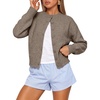 image:imageANRABESS Lightweight Oversized Cardigan Sweaters for Women  Soft Breathable Knit Subtle Cropped Long Sleeve Button Down Crewneck Relaxed Loose Fit Casual amp Work Wear Fall OutfitsLight Camel