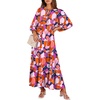 Print Floral Butterfly