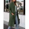 image:imageANRABESS Womens Long Cardigan Sweater 2026 Fall Fashion Casual Oversized Knit Open Front Coatigan Jacket Coat OutfitsArmy Green