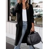image:imageANRABESS Womens Long Cardigan Sweater 2026 Fall Fashion Casual Oversized Knit Open Front Coatigan Jacket Coat OutfitsBlack