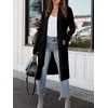 image:imageANRABESS Womens Long Cardigan Sweater 2026 Fall Fashion Casual Oversized Knit Open Front Coatigan Jacket Coat OutfitsBlack