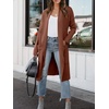 image:imageANRABESS Womens Long Cardigan Sweater 2026 Fall Fashion Casual Oversized Knit Open Front Coatigan Jacket Coat OutfitsCoffee