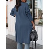 image:imageANRABESS Womens Long Cardigan Sweater 2026 Fall Fashion Casual Oversized Knit Open Front Coatigan Jacket Coat OutfitsDeep Blue