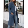 image:imageANRABESS Womens Long Cardigan Sweater 2026 Fall Fashion Casual Oversized Knit Open Front Coatigan Jacket Coat OutfitsDeep Blue