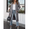 image:imageANRABESS Womens Long Cardigan Sweater 2026 Fall Fashion Casual Oversized Knit Open Front Coatigan Jacket Coat OutfitsGray