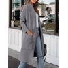 image:imageANRABESS Womens Long Cardigan Sweater 2026 Fall Fashion Casual Oversized Knit Open Front Coatigan Jacket Coat OutfitsGray