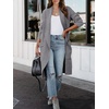 image:imageANRABESS Womens Long Cardigan Sweater 2026 Fall Fashion Casual Oversized Knit Open Front Coatigan Jacket Coat OutfitsGray