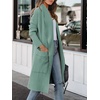image:imageANRABESS Womens Long Cardigan Sweater 2026 Fall Fashion Casual Oversized Knit Open Front Coatigan Jacket Coat OutfitsGray Green