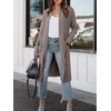 image:imageANRABESS Womens Long Cardigan Sweater 2026 Fall Fashion Casual Oversized Knit Open Front Coatigan Jacket Coat OutfitsGrey Khaki