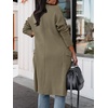image:imageANRABESS Womens Long Cardigan Sweater 2026 Fall Fashion Casual Oversized Knit Open Front Coatigan Jacket Coat OutfitsKhaki Brown