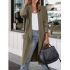 image:imageANRABESS Womens Long Cardigan Sweater 2026 Fall Fashion Casual Oversized Knit Open Front Coatigan Jacket Coat OutfitsKhaki Brown